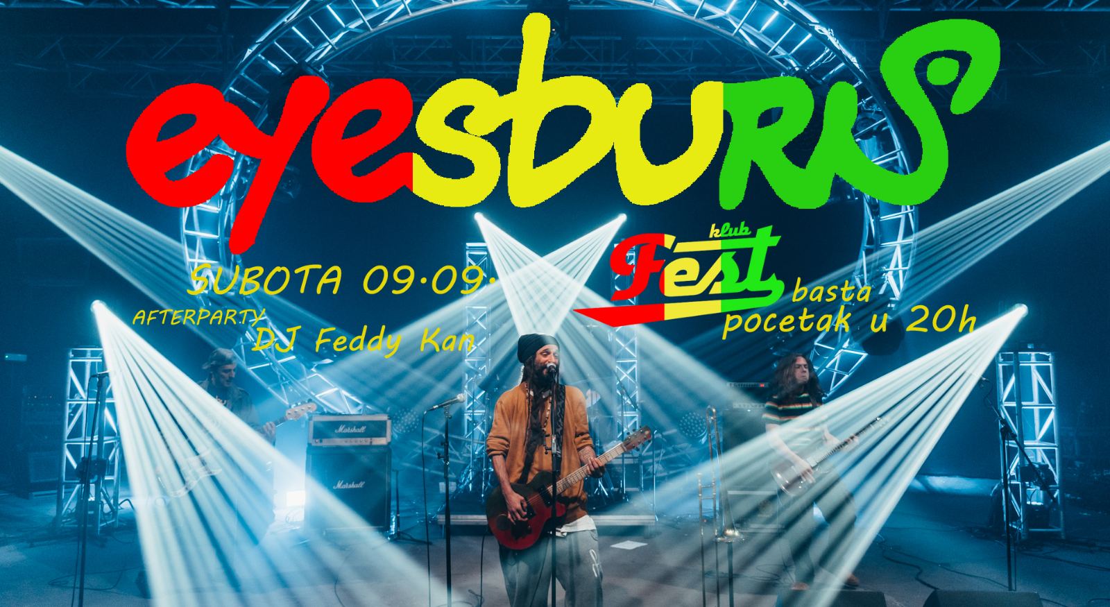 Eyesburn // Bašta Kluba Festa // 9. septembar