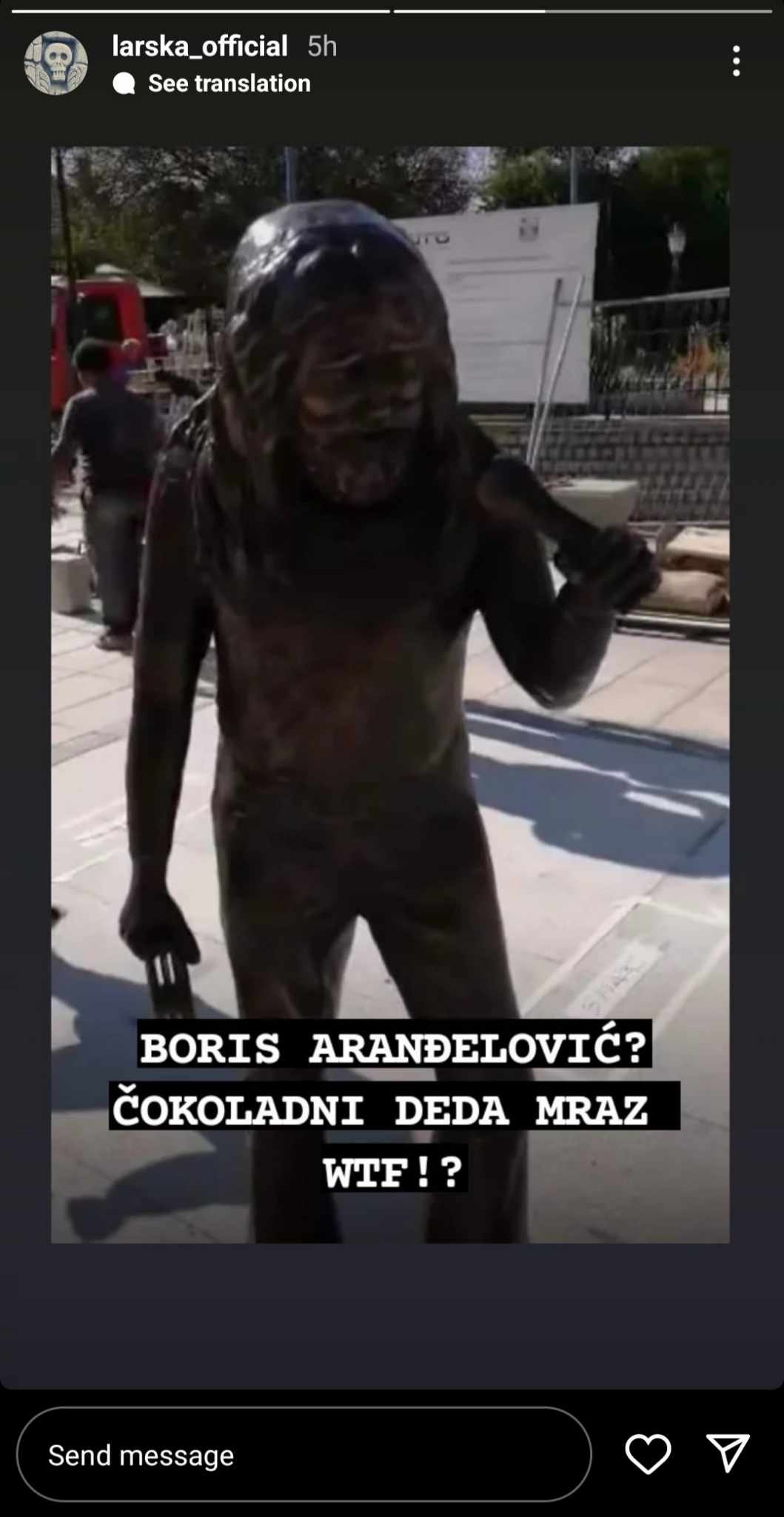 Kragujevac je podigao spomenik grupi Smak, ali ljudi nisu srećni: "Boris Aranđelović je kao čokoladni Deda Mraz"