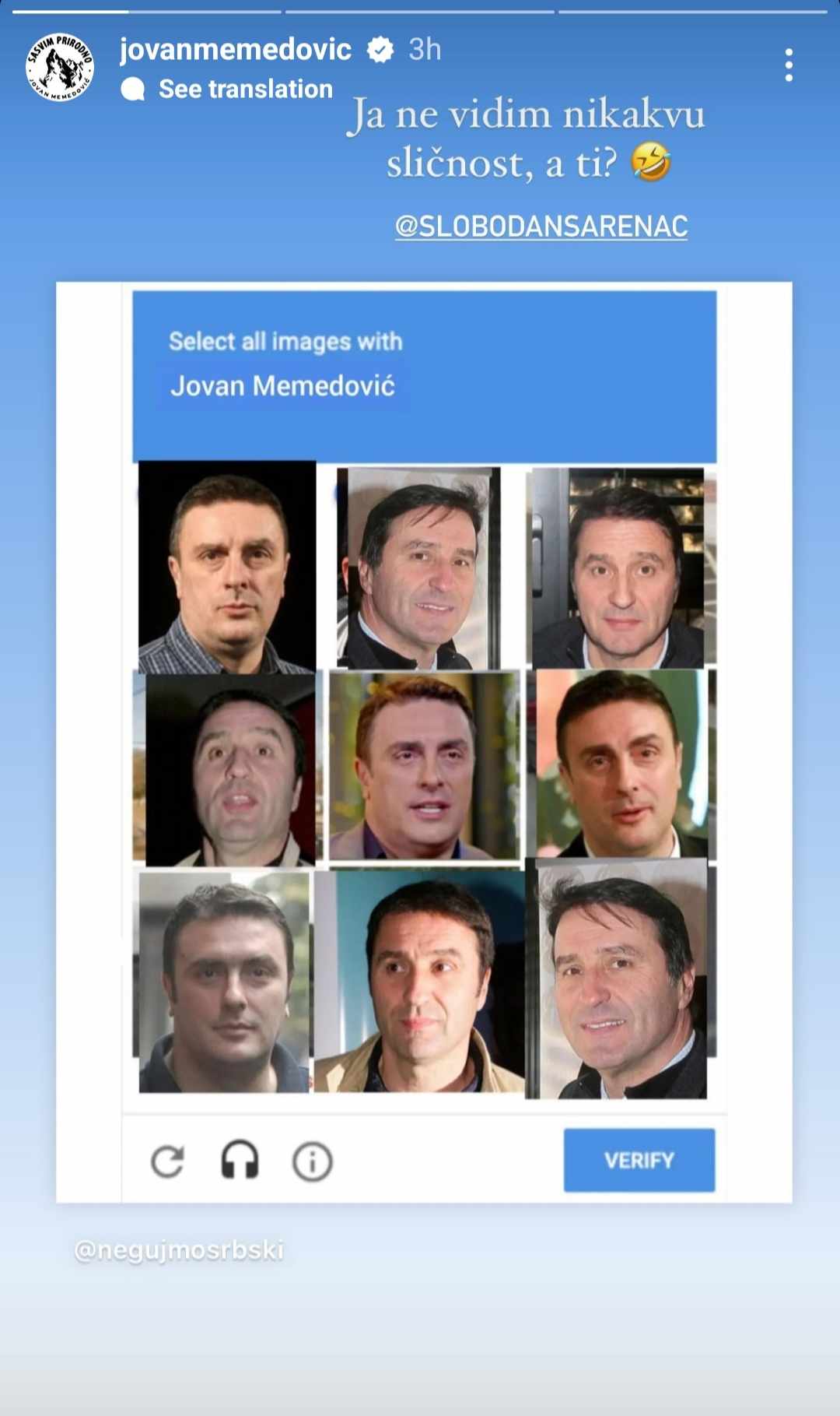 Ovo je nemoguća misija: Internetom se deli test sa slikom Jovana Memedovića za koji se smatra da "niko ne ume da ga reši"