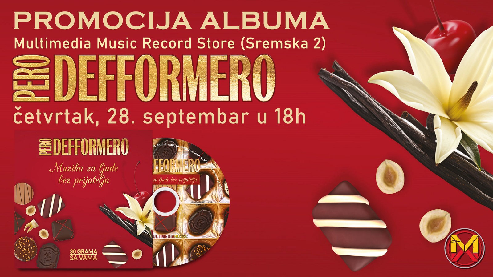 Pero Defformero – promocija albuma „Muzika za ljude bez prijatelja“