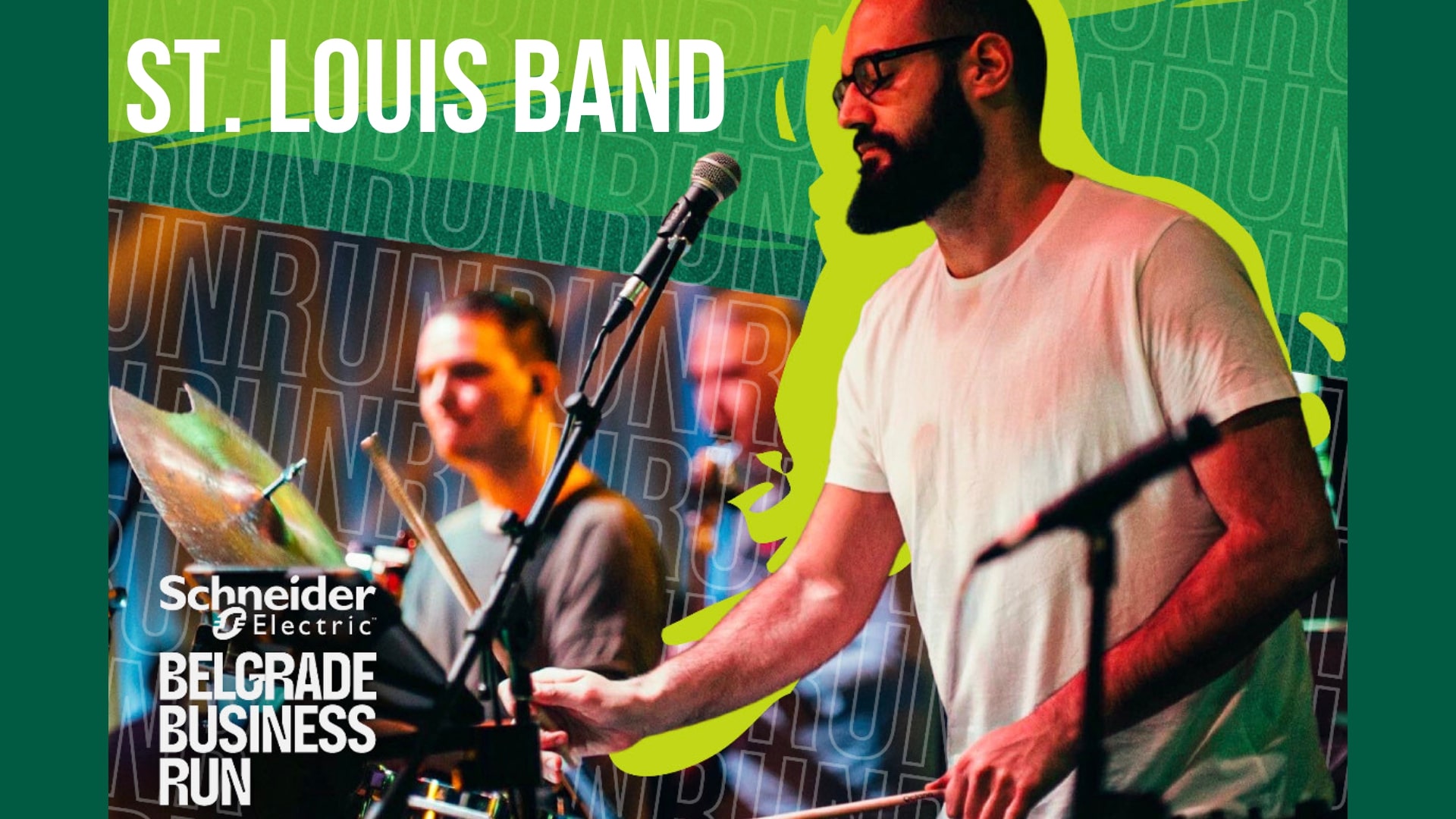 St. Louis Band predvođen Markom Louisom nastupa na poslovnoj trci Schneider Electric Serbia Business Run