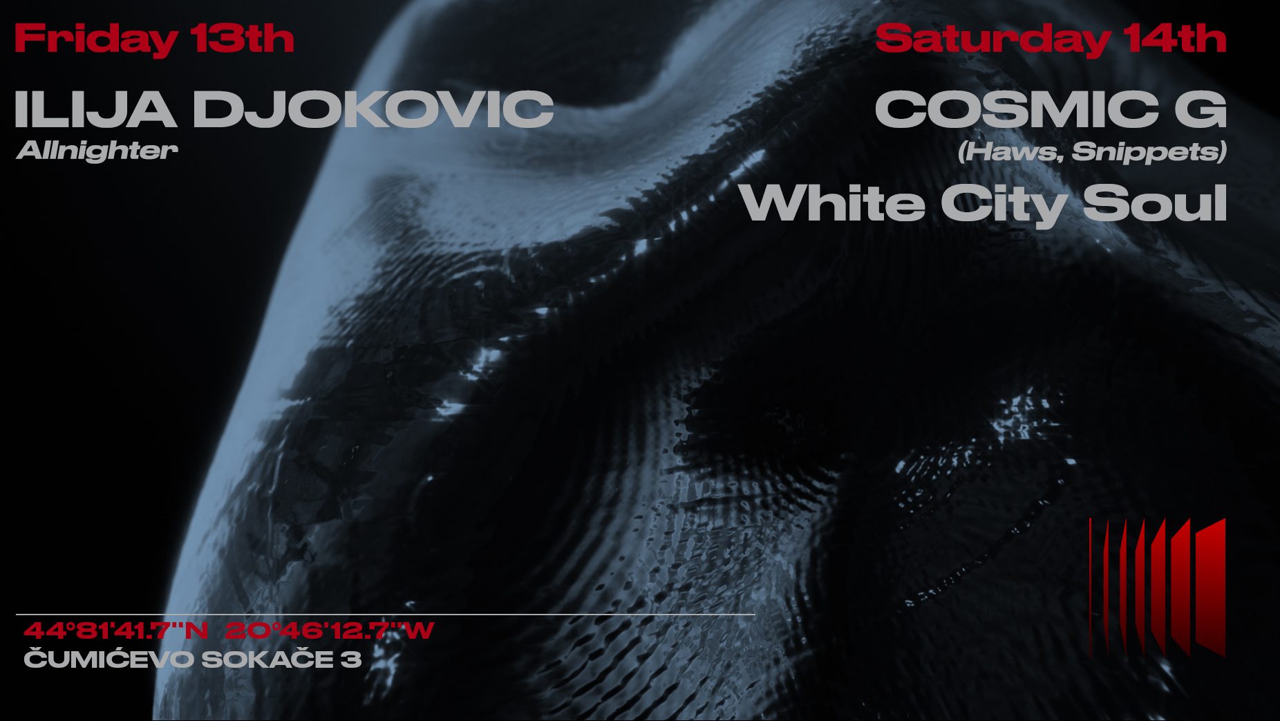 Vikend u klubu Kult uz Iliju Djokovica, Cosmic G i White City Soul