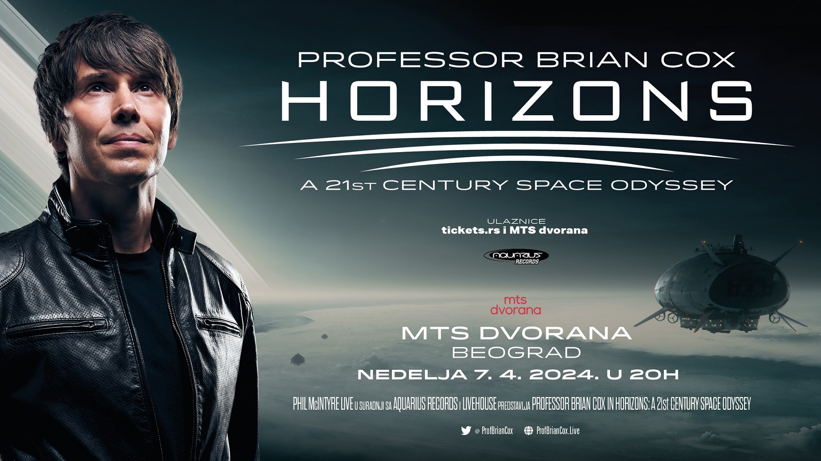 Profesor Brian Cox otkriva tajne svemira u MTS Dvorani