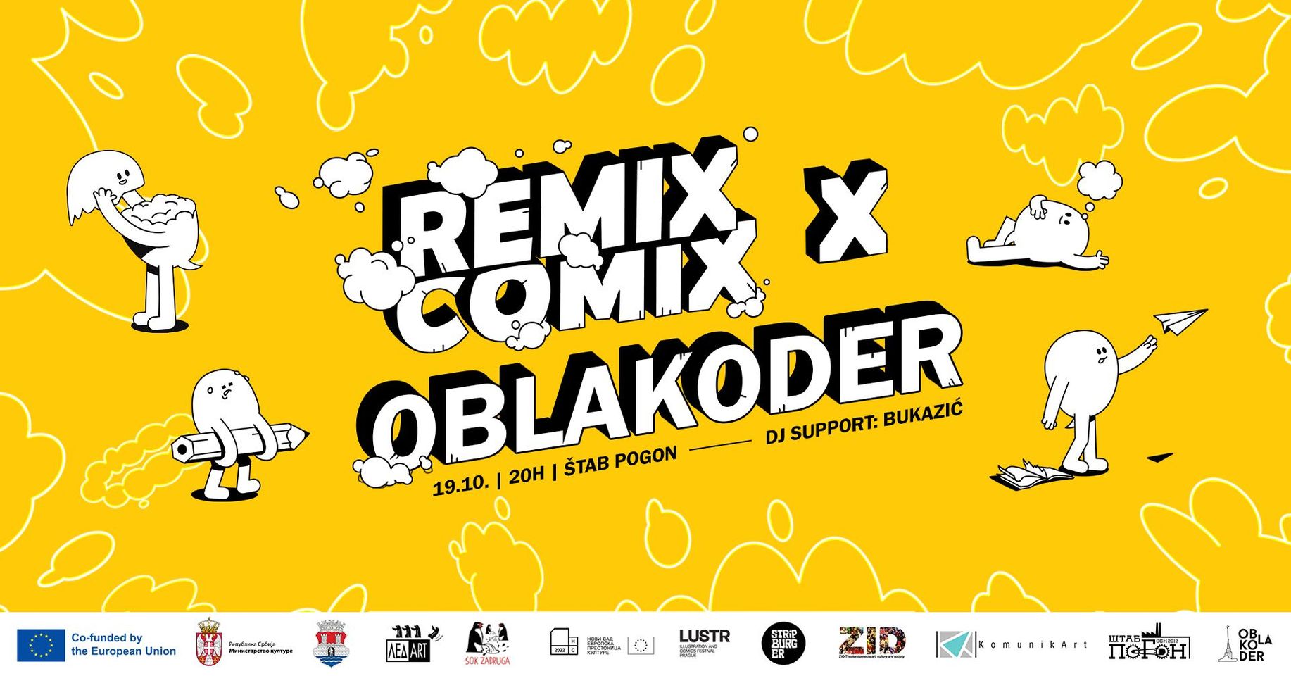 Remix Comix x Oblakoder // Štab Pogon // Pančevo