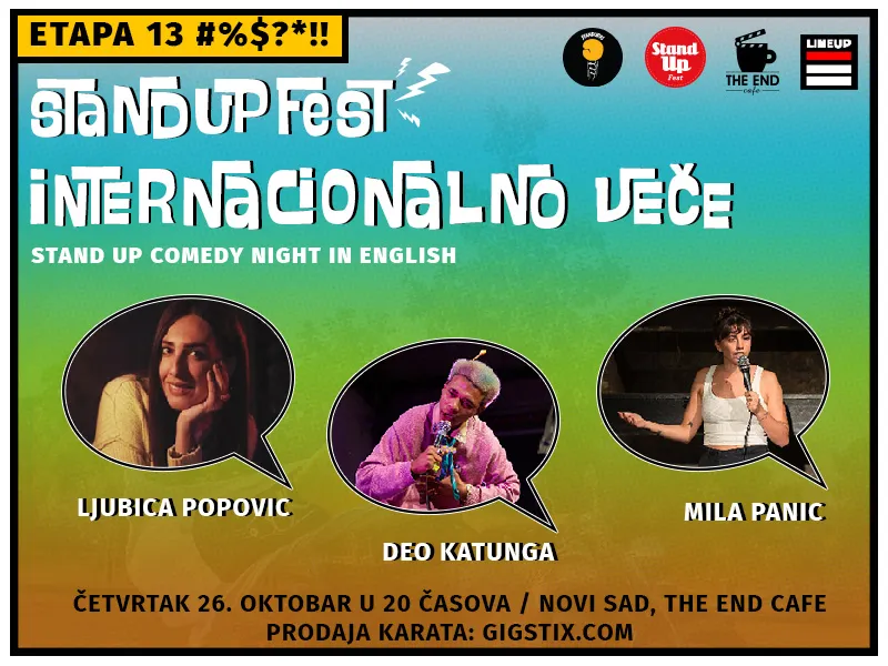 StandUpFest//Etapa 13// Beograd i Novi Sad