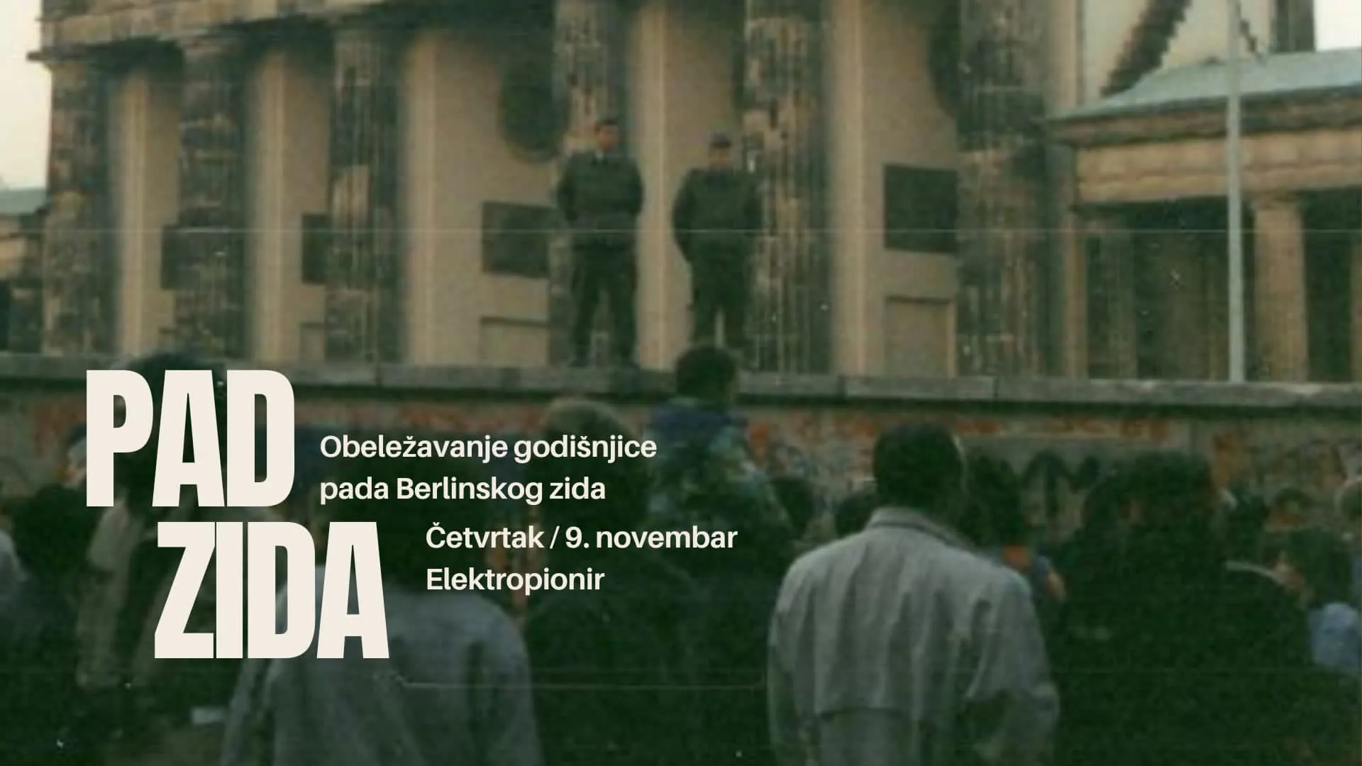 Pad zida // Tribina i žurka // Elektropionir