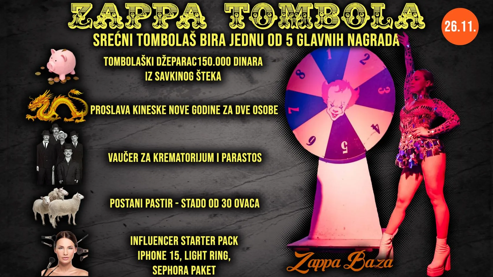 ZAPPA TOMBOLA // Zappa Tombola// 26.11