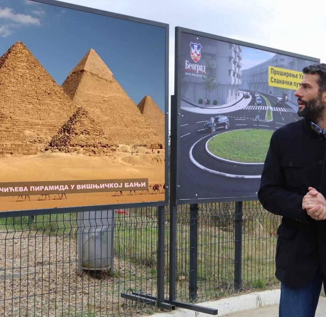 Piramide i Ajfelov toranj u Beogradu, jer Višnjička banja ne sme da stane: Novi Šapićev gaf je stvorio urnebesne fotomontaže na netu