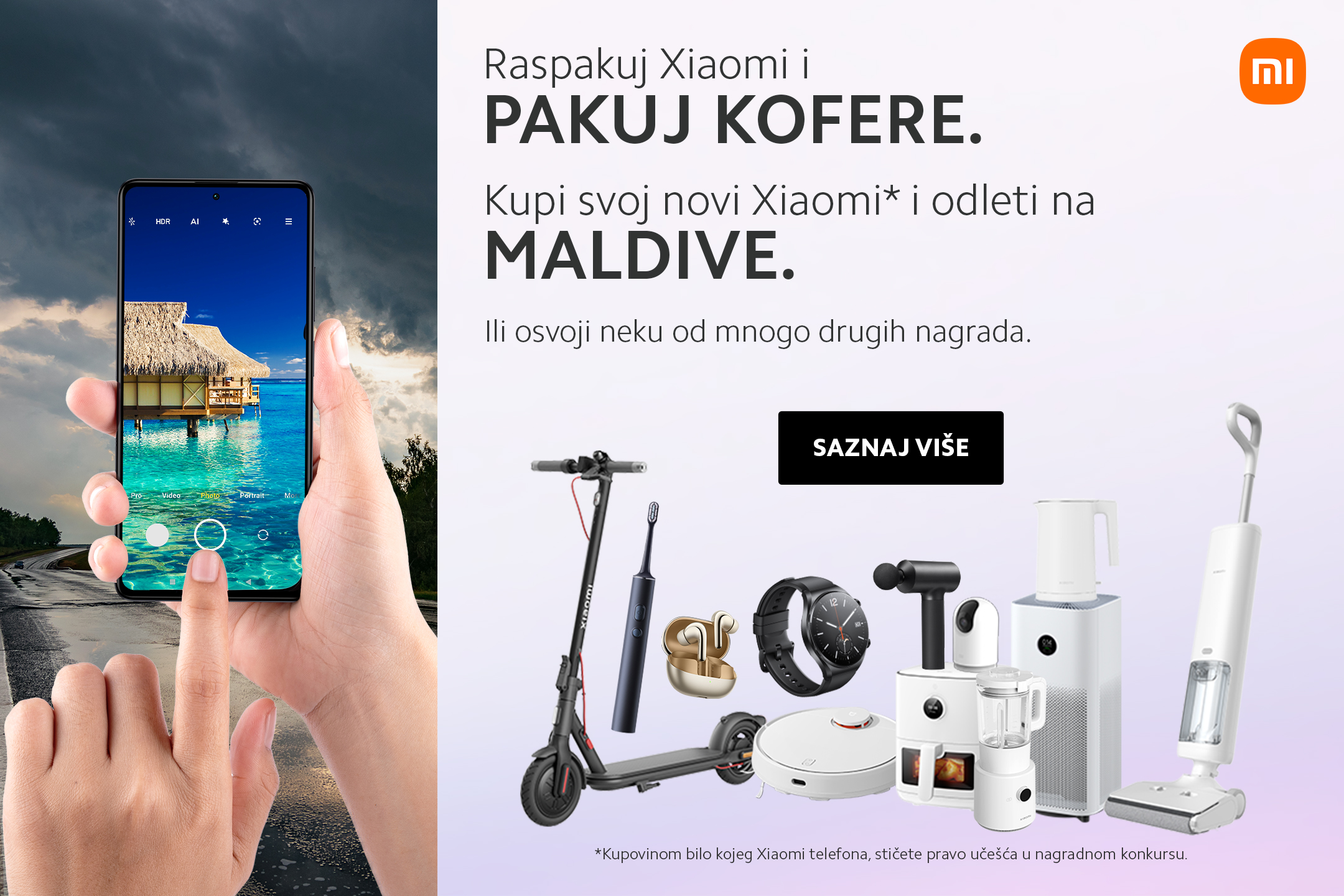 Raspakuj Xiaomi i pakuj kofere: Kupi svoj Xiaomi i odleti na Maldive 