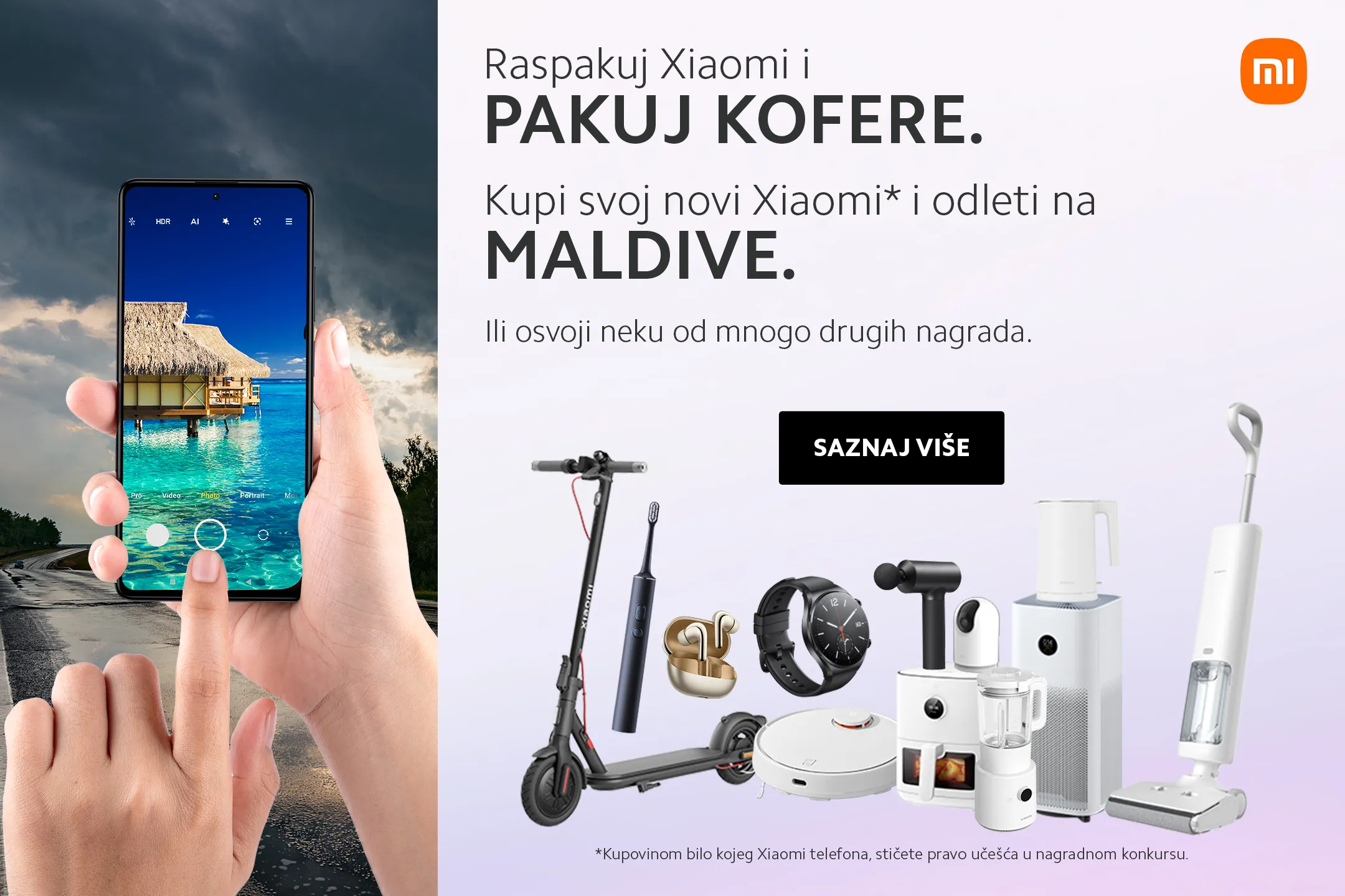 Raspakuj Xiaomi i pakuj kofere: Kupi svoj Xiaomi i odleti na Maldive 