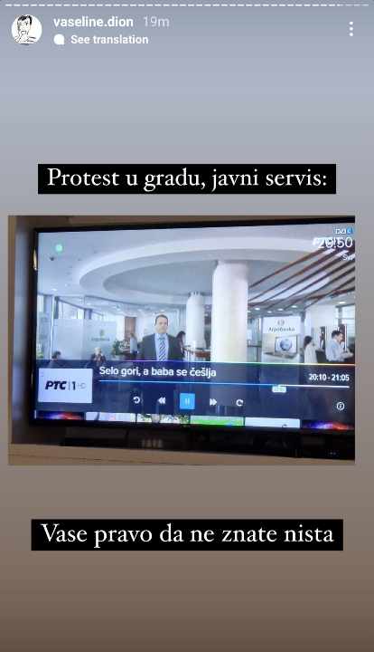 Dok je policija tukla narod, na RTS-u se "baba češljala" i "volela Srbija": Javnost zahteva da državna televizija izveštava sa protesta