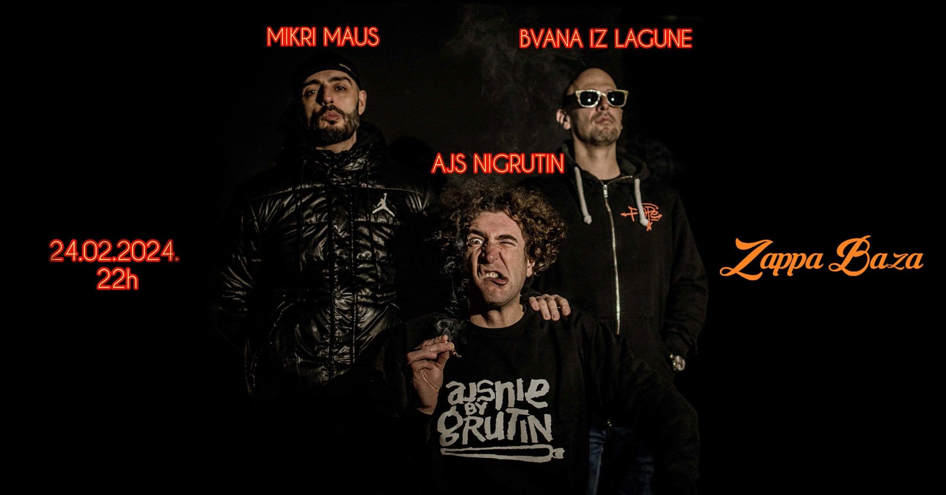 Mikri Maus / Ajs Nigrutin / Bvana iz Lagune // Zappa Baza // 24.02.