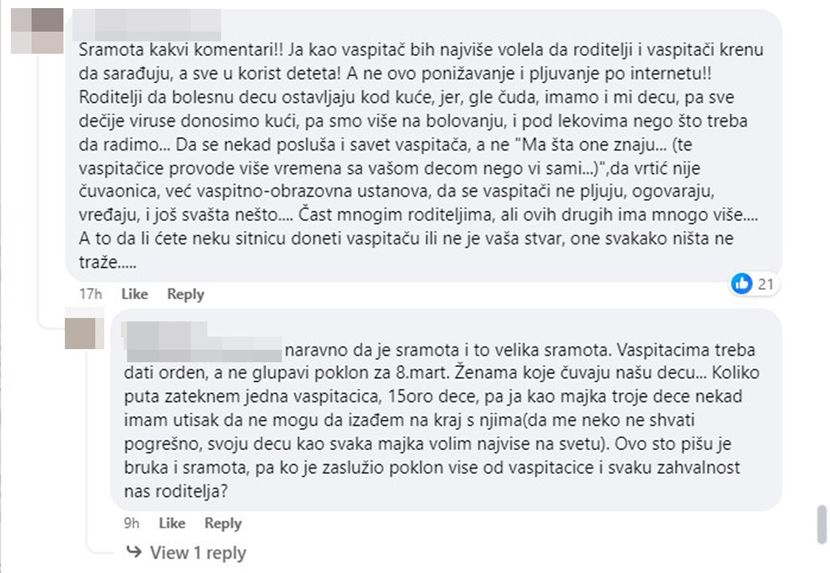 Poruka vaspitačice zbog koje su mnogi roditelji "poslati u ćošak" je postala viralna: "Ovo što pišu je bruka i sramota"