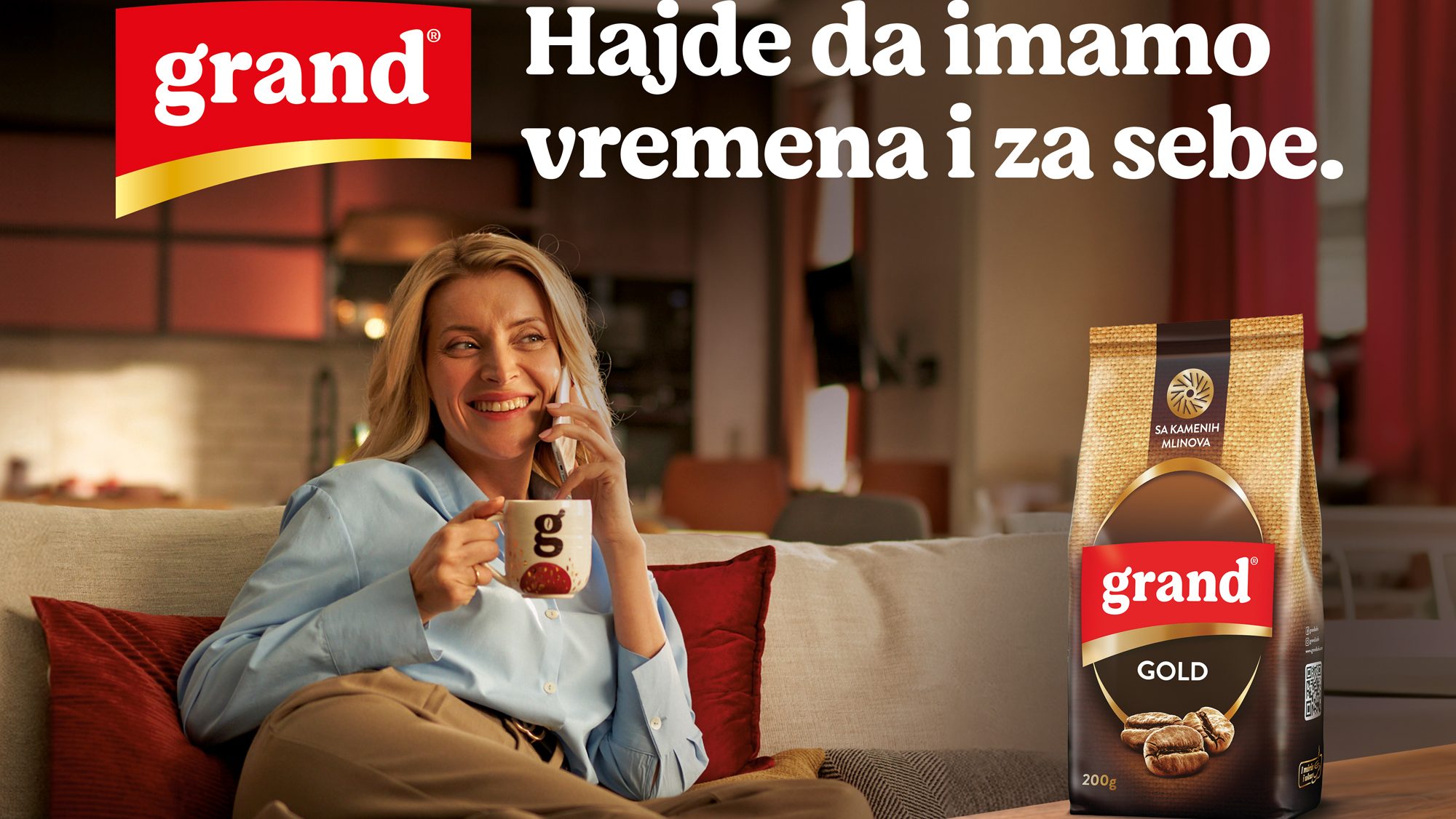 Nova kampanja Grand kafe sa Anđelkom Stević Žugić u glavnoj ulozi: Hajde da imamo vremena i za sebe!