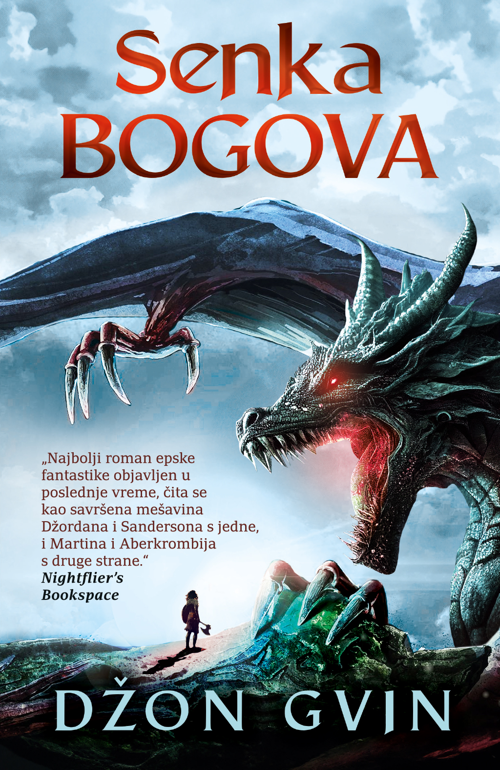 „Senka bogova", jedan od najboljih novijih romana fantastike, u prodaji na srpskom jeziku