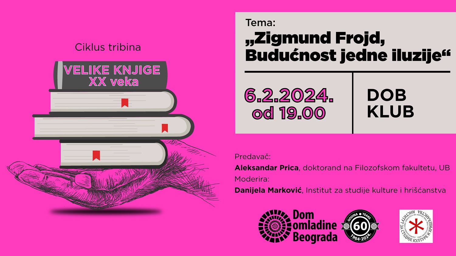 Zigmund Frojd, Budućnost jedne iluzije // Dom omladine Beograda // 06.02.