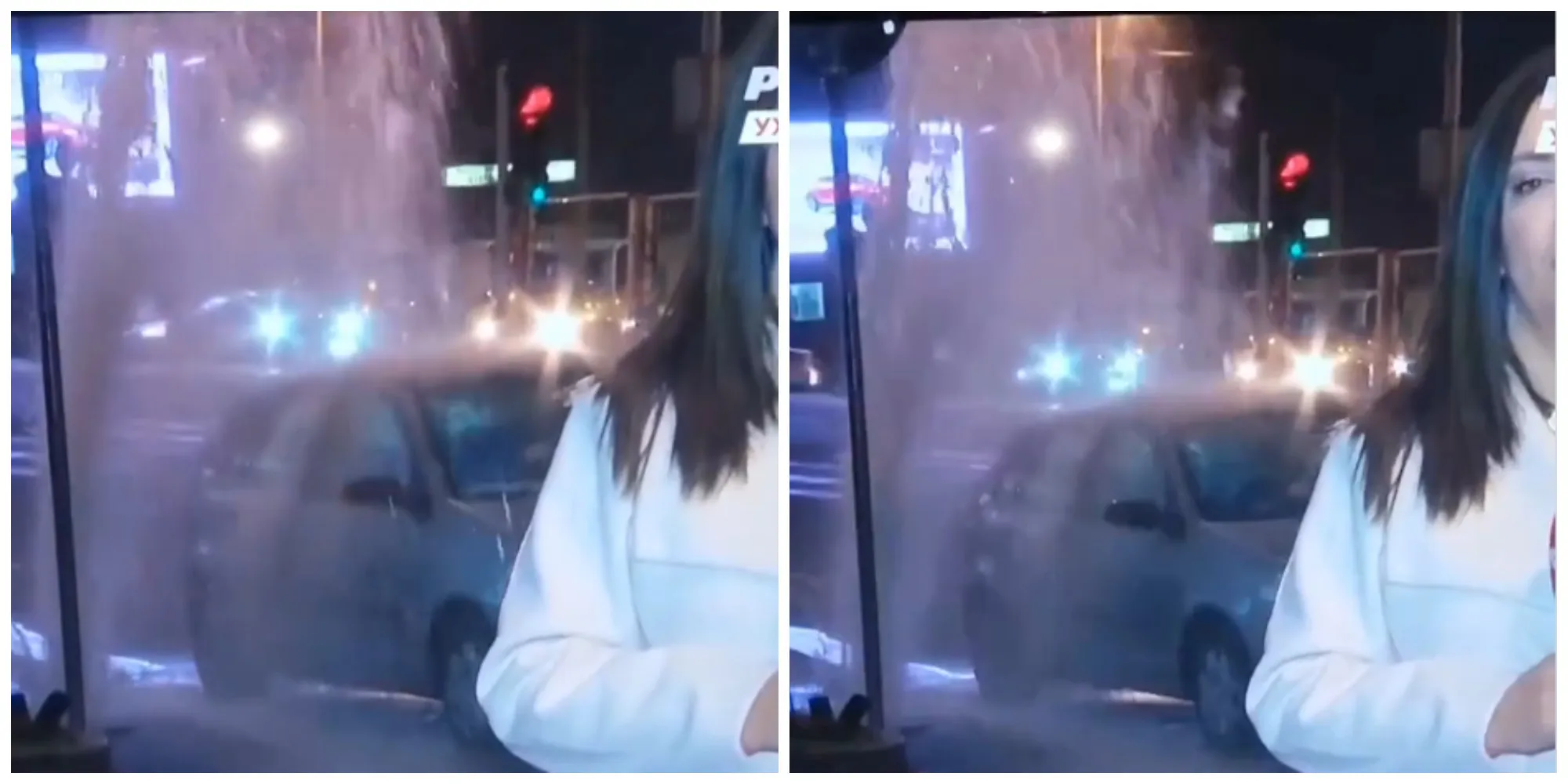 Dok je reporterka izveštavala o gejziru u Ustaničkoj ulici, ono što je ovaj vozač uradio iza njenih leđa, danima se prepričava na mrežama