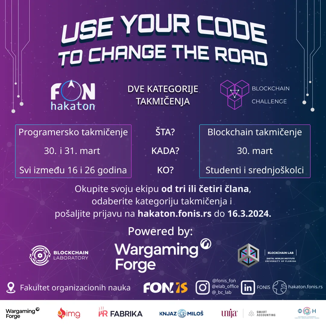 11. FON Hakaton // Fakultet organizacionih nauka // 30-31.03.