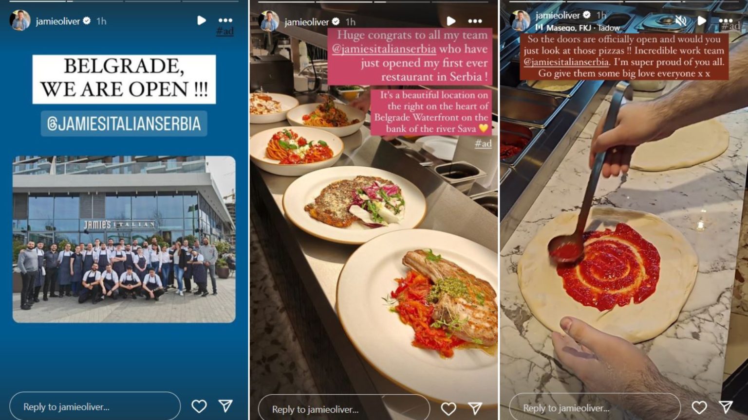 Džejmi Oliver otvorio restoran u Beogradu: Evo koje je najjeftinije, a koje najskuplje jelo na meniju