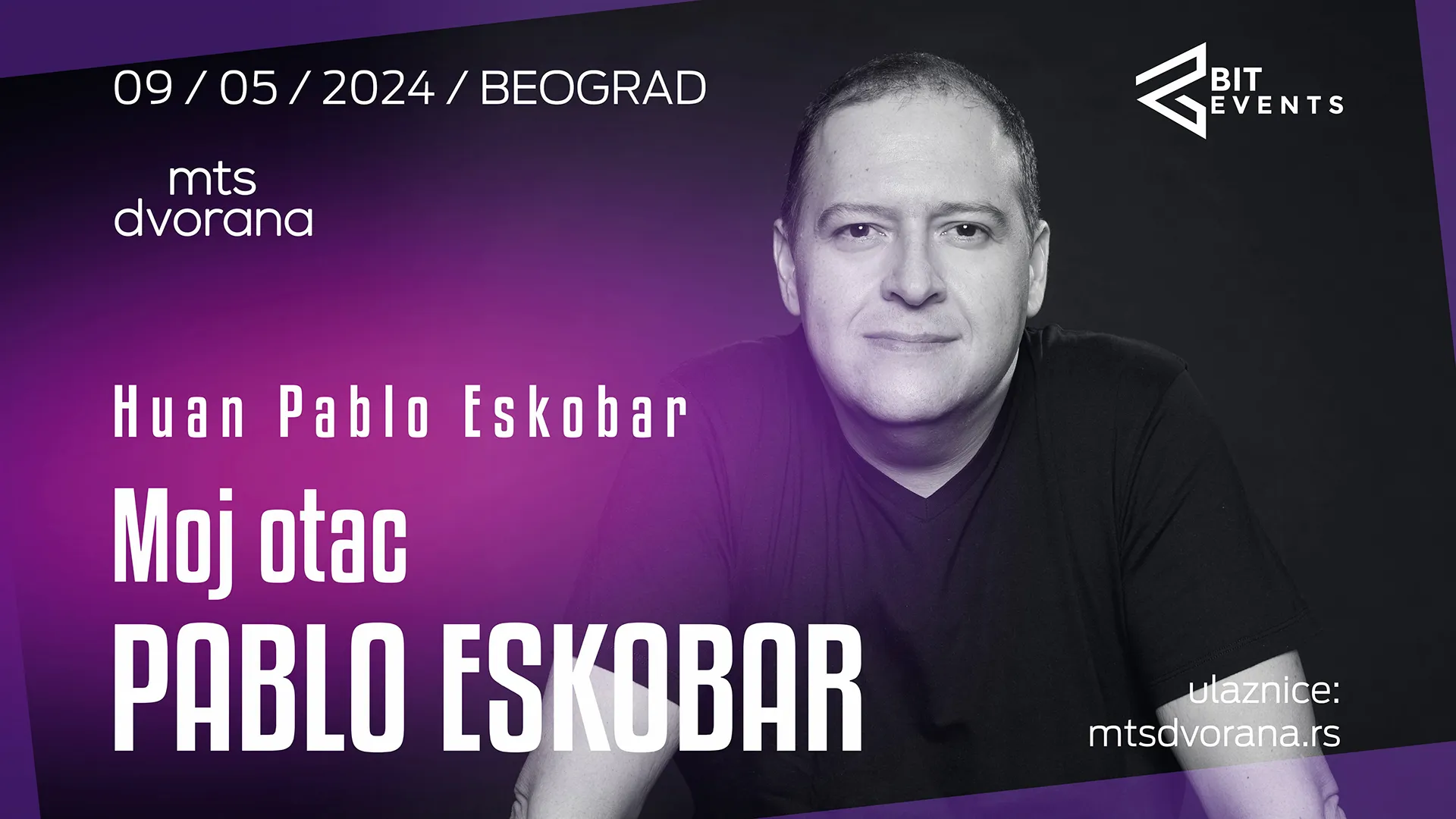 Moj otac Pablo Eskobar // mts Dvorana // 09.05.