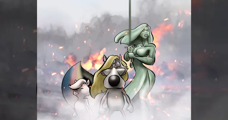 Čuveni umetnik iz Sarajeva oduševio ilustracijom za 8. mart: "Zagica, Vučka i Pobednica"