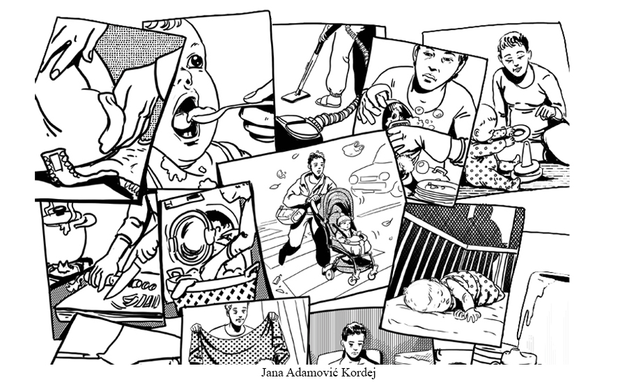 Izložba stripova "Kod kuće" // UK Parobrod // 09-23.4.