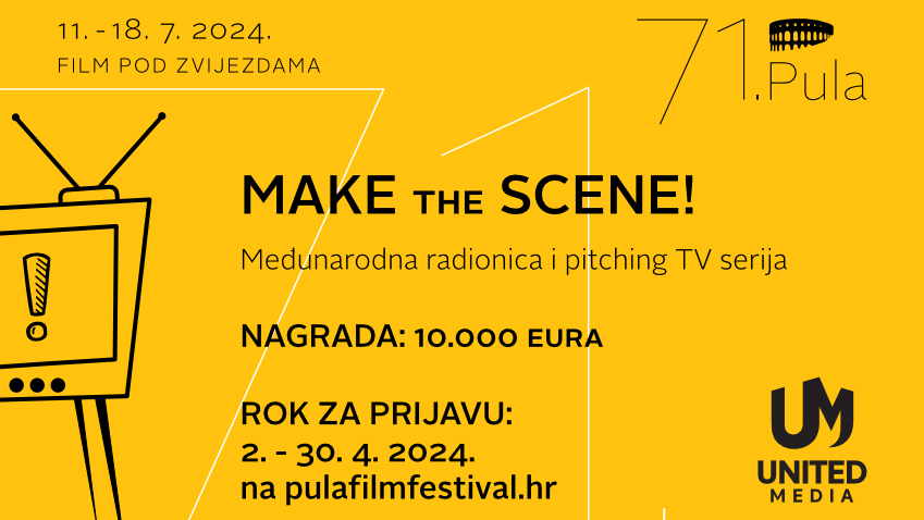 Pulski filmski festival i United Media otvorili prijave za međunarodnu radionicu i „pitching“ televizijskih serija
