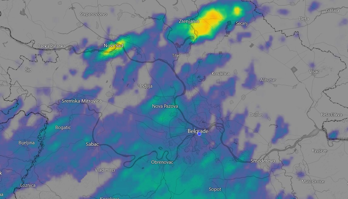 Vremenska prognoza iz minuta u minut: Evo kako možete da pratite kada će kiša stići u vaš grad