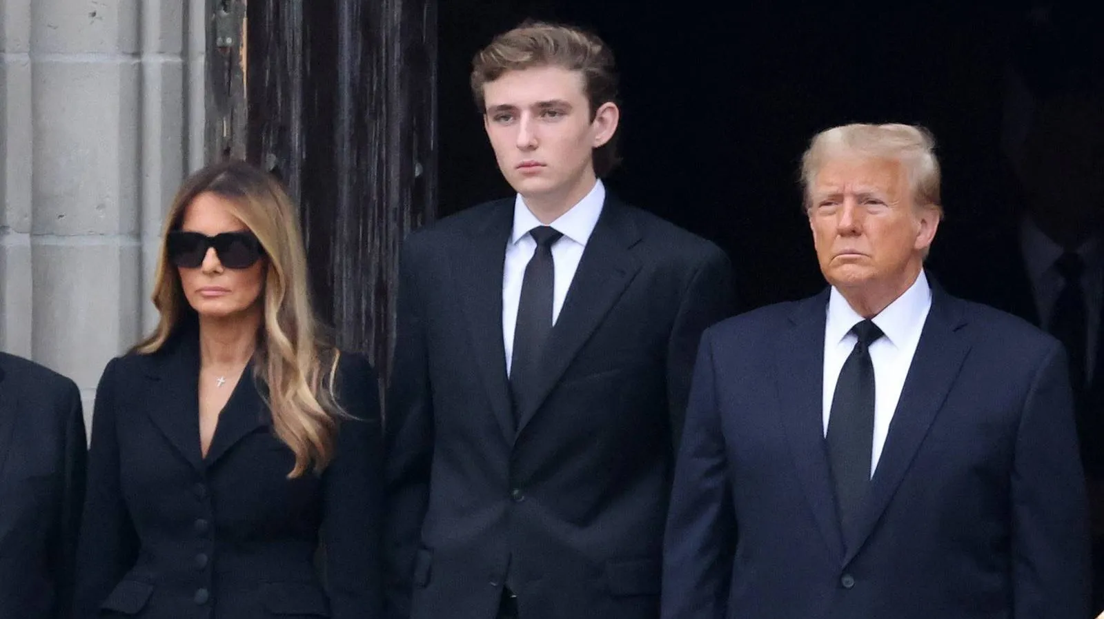 Melanija Tramp, Baron Tramp i Donald Tramp