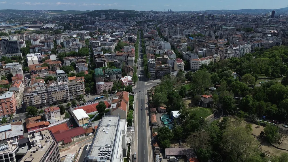 beograd odozgo tabla ulica