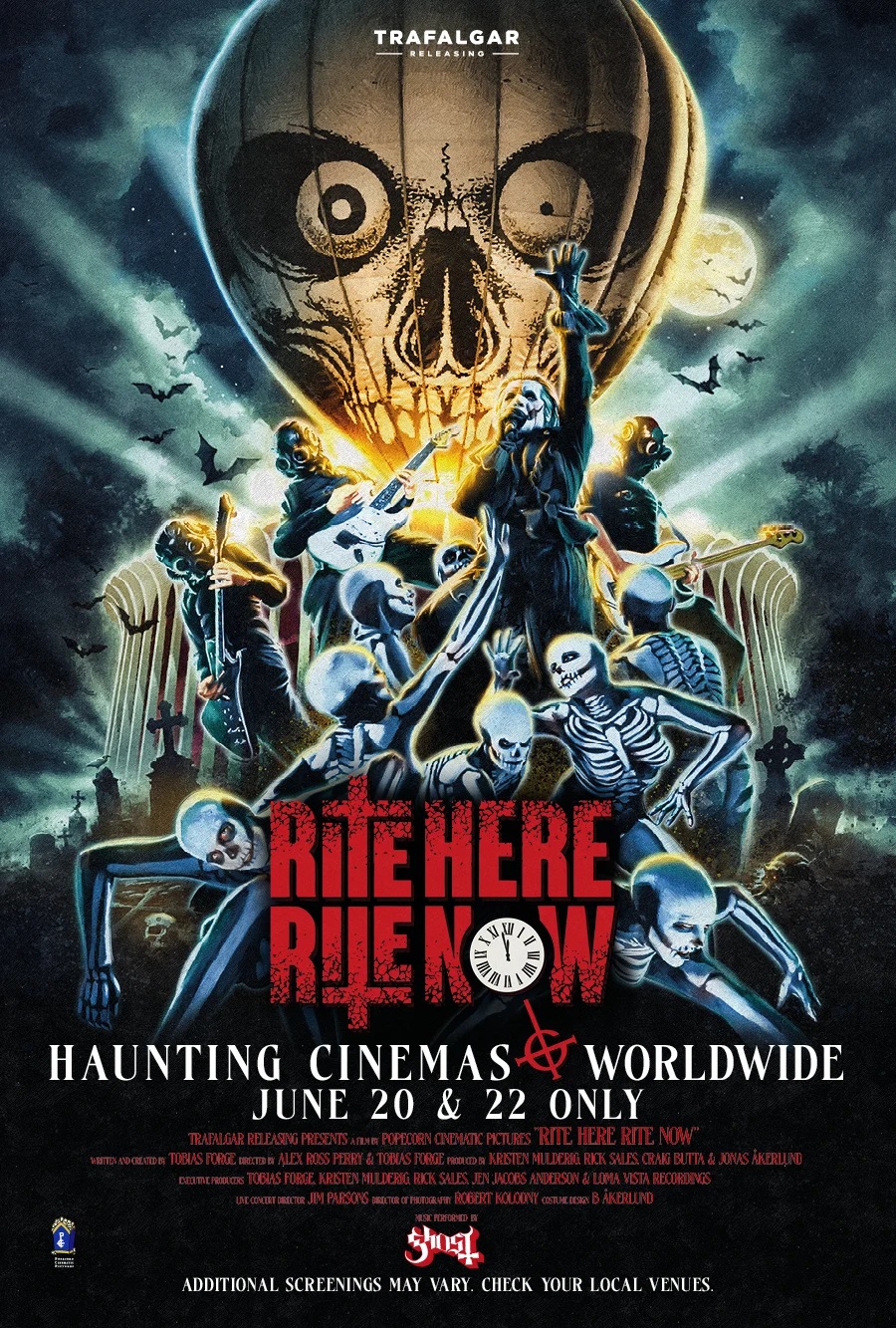 Koncertni film “Ghost: Rite Here Rite Now” 20. i 22. juna ekskluzivno u Srbiji u bioskopima