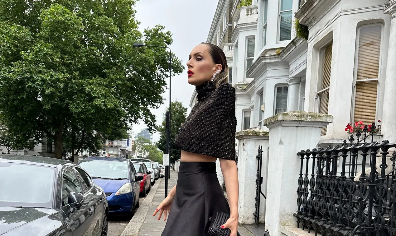 Jelena Gavrilović blista na crvenom tepihu u Londonu u kreaciji naše domaće dizajnerke