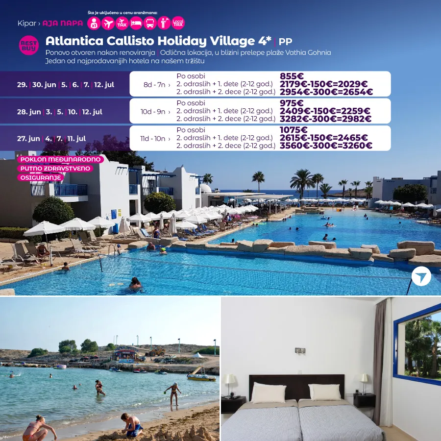 Otkrijte čari ostrva sa idelnim plažama i sjajnim provodom! Za samo 455 evra! Sve uključeno za savršen odmor! 5 Otkrijte čari ostrva sa idelnim plažama i sjajnim provodom! Za samo 455 evra! Sve uključeno za savršen odmor!