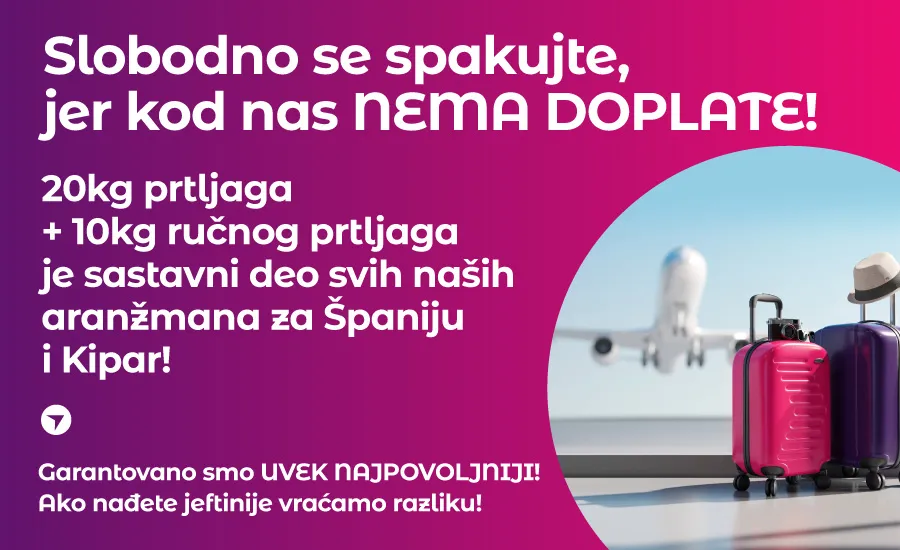 Otkrijte čari ostrva sa idelnim plažama i sjajnim provodom! Za samo 455 evra! Sve uključeno za savršen odmor! 1 Otkrijte čari ostrva sa idelnim plažama i sjajnim provodom! Za samo 455 evra! Sve uključeno za savršen odmor!