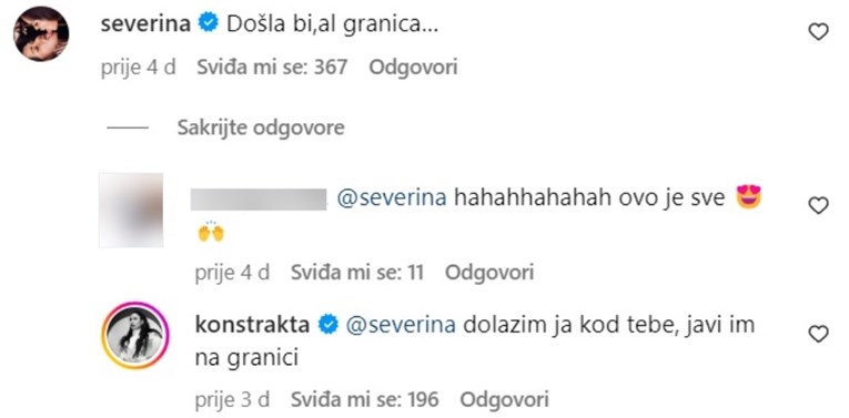 Severina ostavila komentar na Konstraktine fotke iz Sava centra i opet oduševila sve: "Došla bih, ali...."