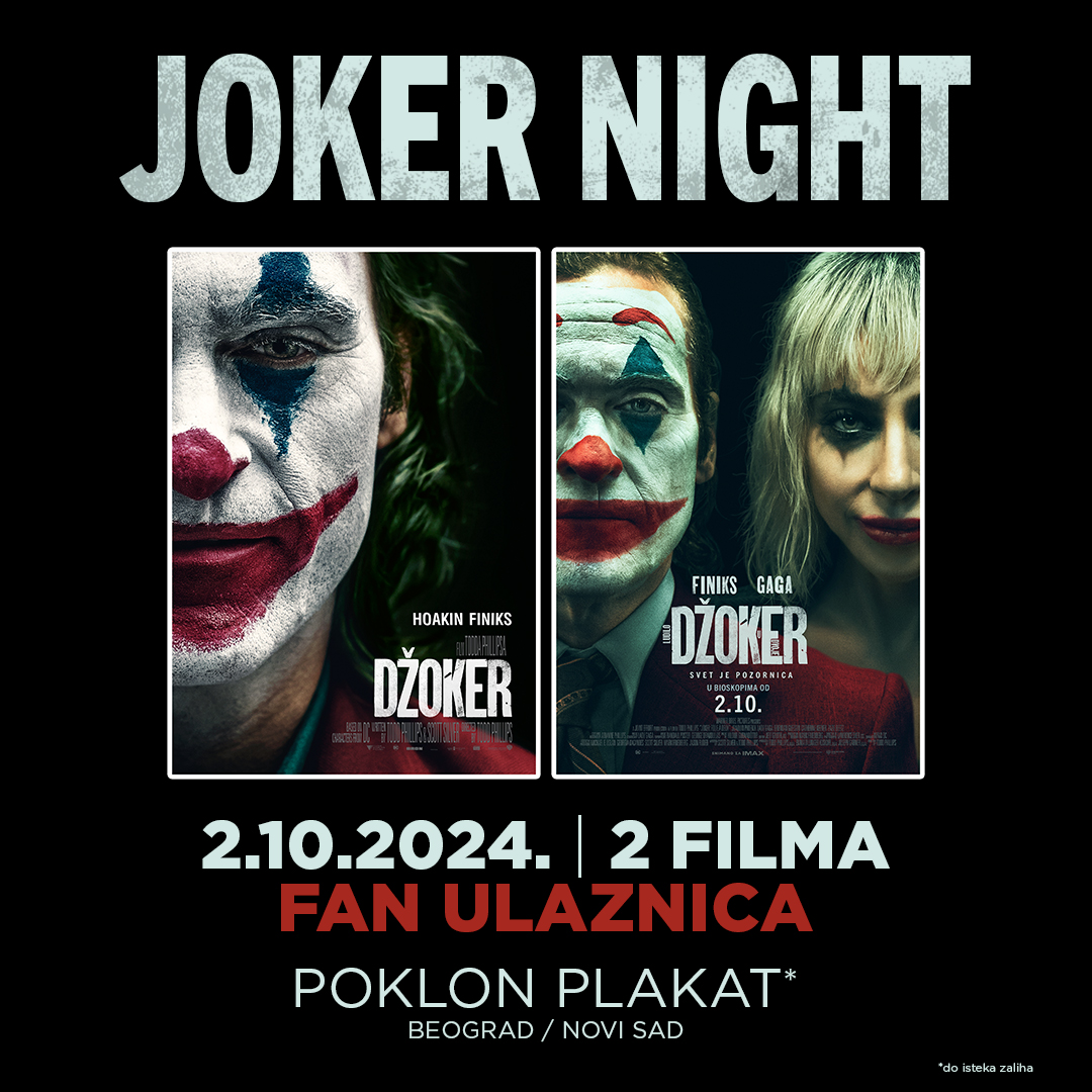 "Džoker: Ludilo u dvoje" pretpremijera // CineStar // 02.10.