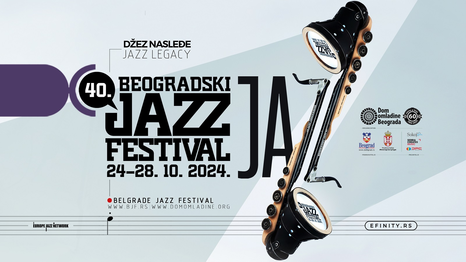 40. Beogradski džez festival // mts Dvorana i Dom omladine Beograda // 24-28.10.