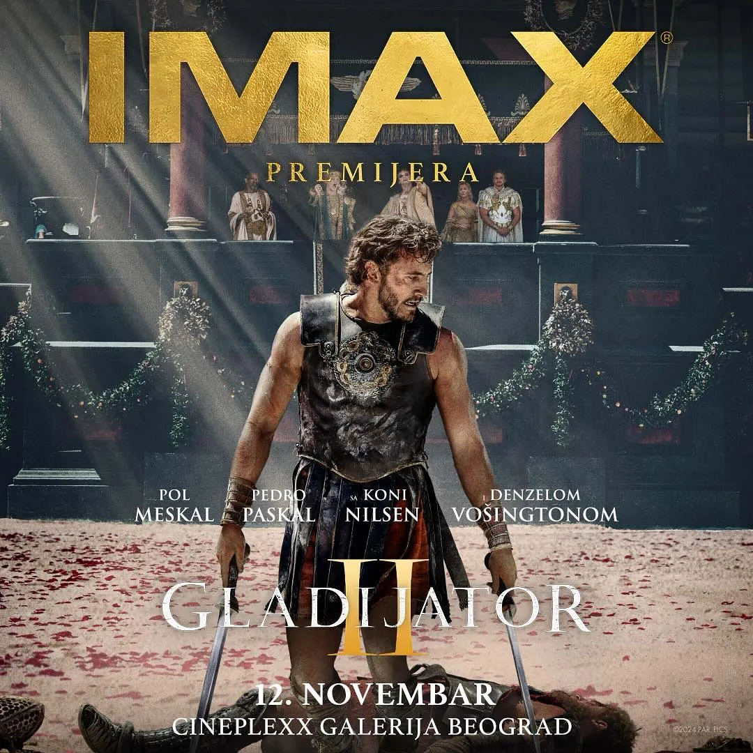 "Gladijator 2" premijera // Cineplexx Galerija // 12.11.