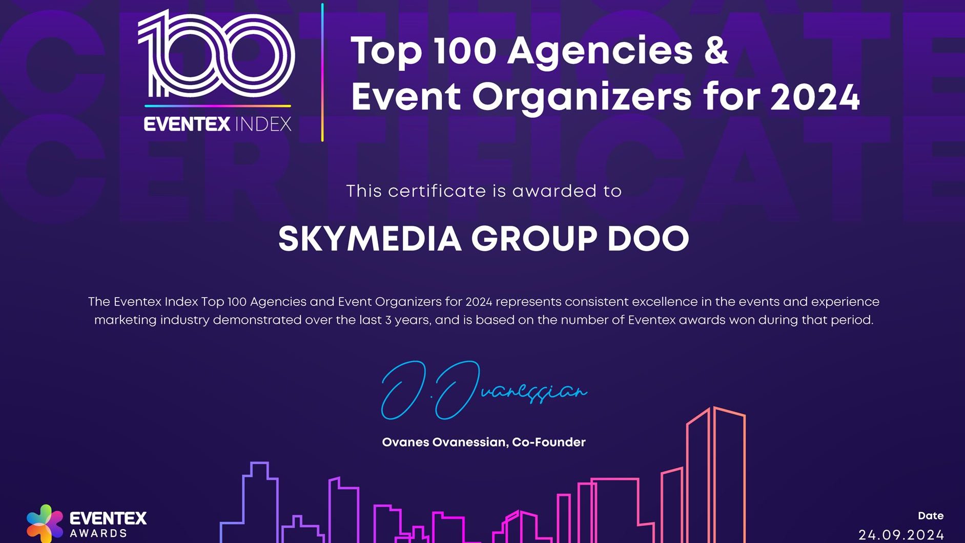 Skymusic među top 100 organizatora događaja za 2024. godinu na globalnom nivou