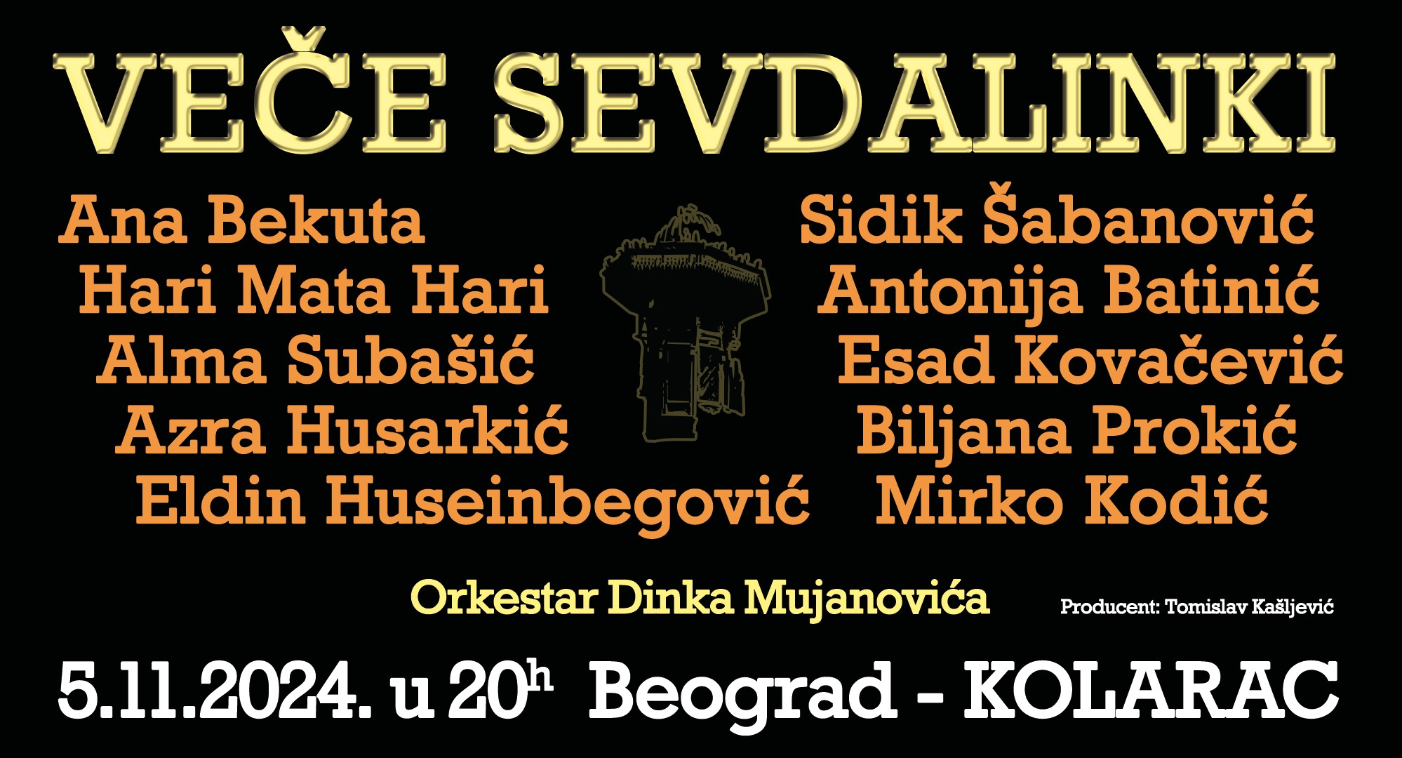 Veče sevdalinki // Kolarčeva zadužbina // 05.11.