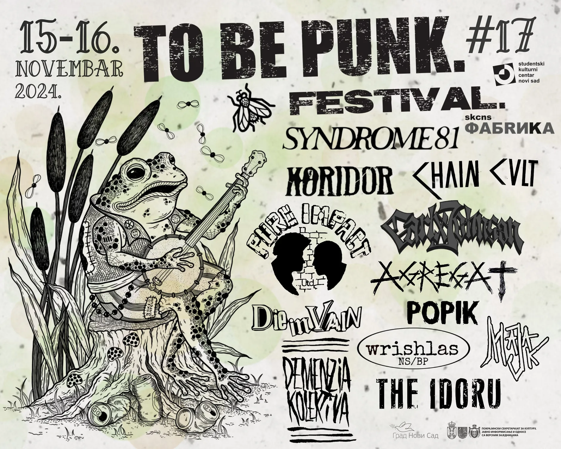17. To Be Punk.Festival // SKCNS Fabrika // 15-16.11.