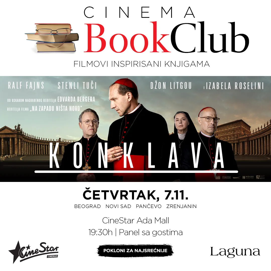 Cinema Book Club "Konklava" // Cinestar Bioskopi // 07.11.