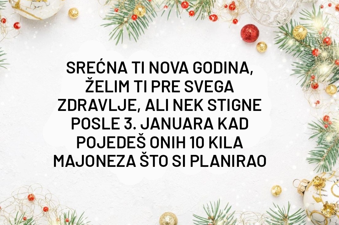 Novogodišnje čestitke koje možete poslati prijateljima, a da vas ne bude blam