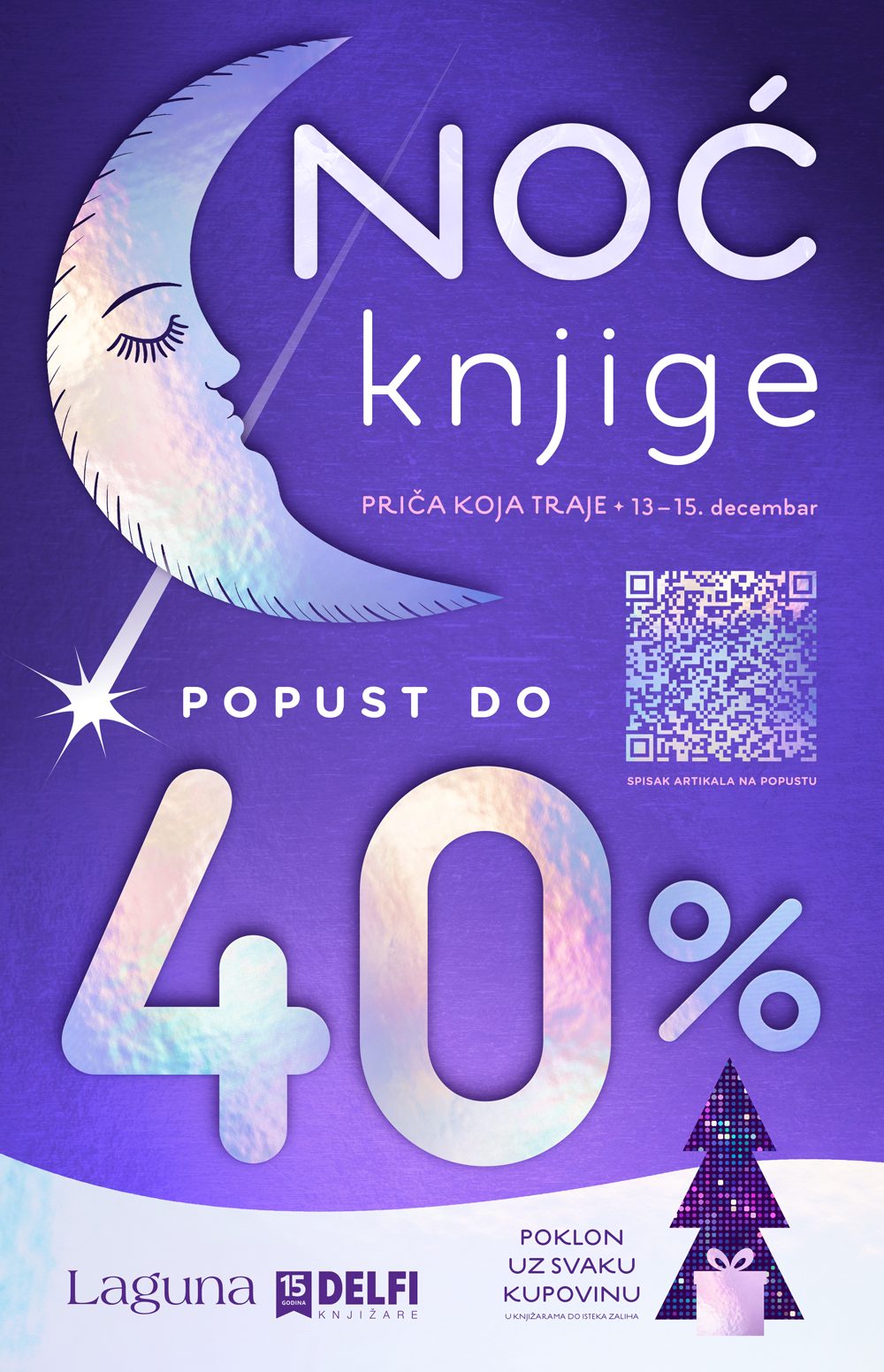 Noć knjige od 13. do 15. decembra - hit naslovi i raspored gostovanja