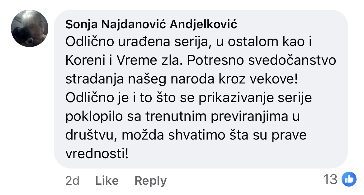 Izuzetni rezultati gledanosti serije „Vreme smrti“, TV Nova ispred konkurencije