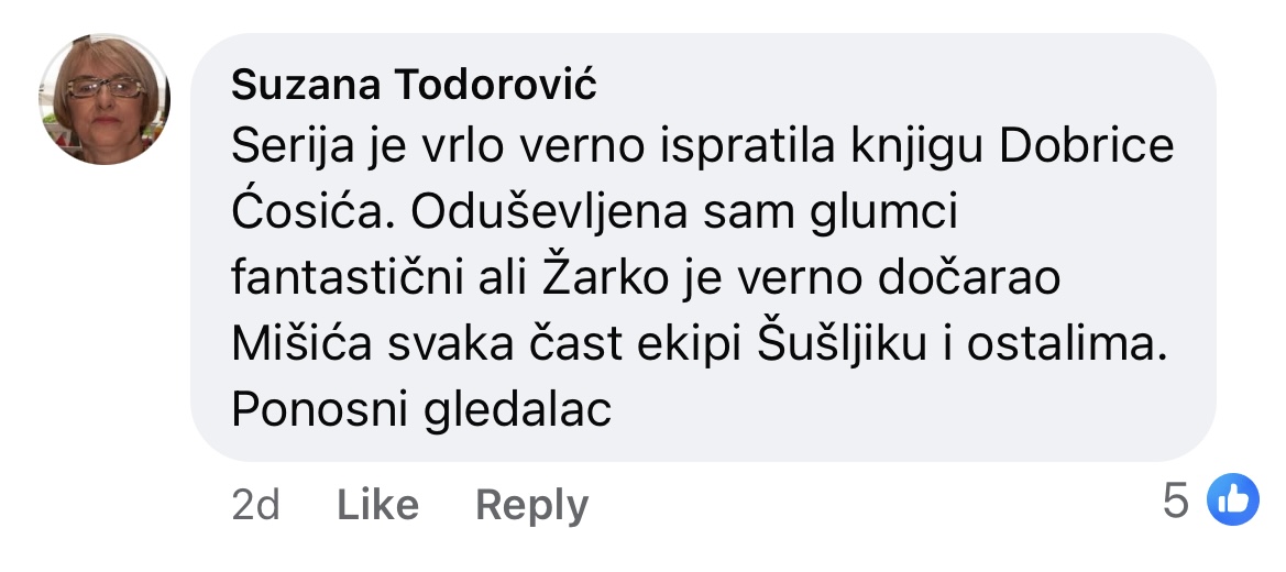 Izuzetni rezultati gledanosti serije „Vreme smrti“, TV Nova ispred konkurencije