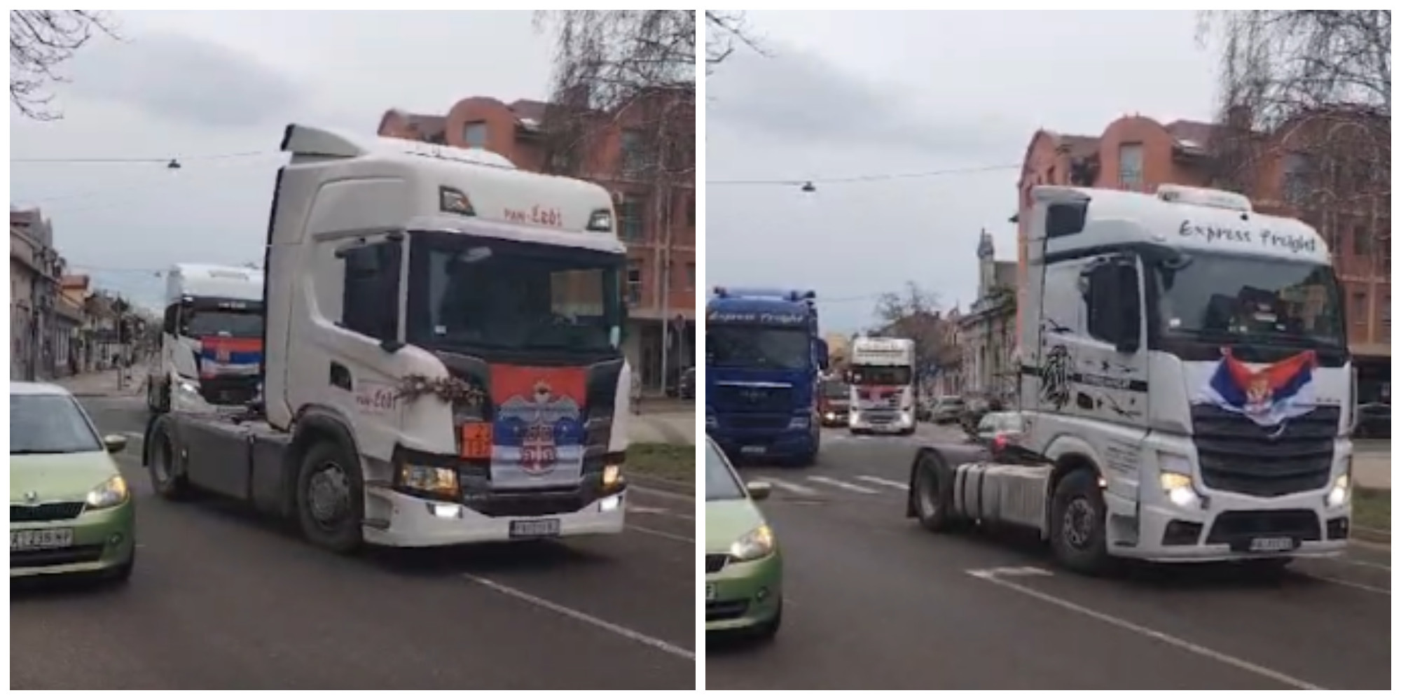 Tradicionalni božićni defile kamiona i ove godine kroz centar Pančeva