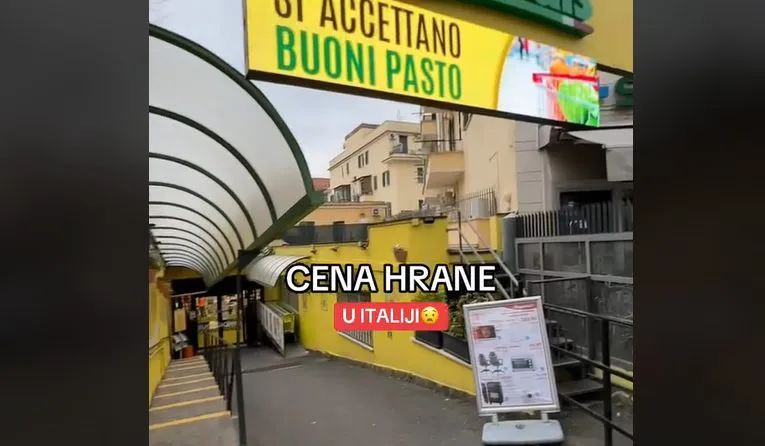 "Ljudi, Beograd da se dovede u red pod hitno": Strahinja je snimio cene u italijanskom marketu i evo koja ga je namirnica najviše šokirala