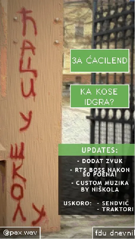 "Ćaci spasava Ćacilend": Studenti koji žele da studiraju su dobili svoju video igru, probali smo je i umrli od smeha