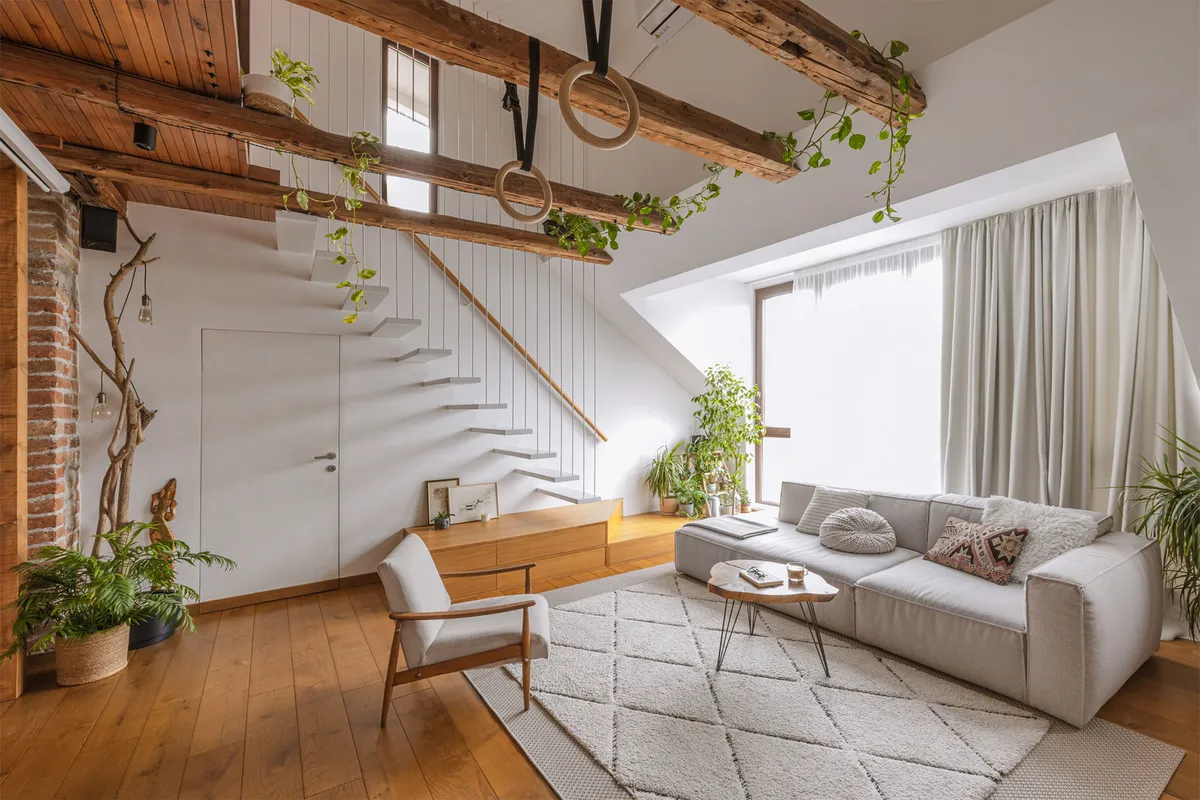 Stan u starom potkrovlju pretvoren je u urbanu idilu sa dušom prošlih vremena 1 Stan u starom potkrovlju pretvoren je u urbanu idilu sa dušom prošlih vremena